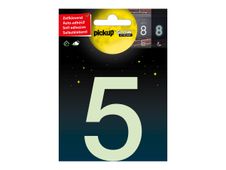 PICKUP Glow In The Dark - Teken - number - 75 mm (height) - zelfklevend