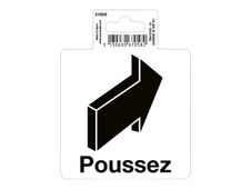 Exacompta teken - duwen - poussez - 1000 x 100 mm - vinyl