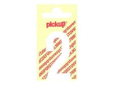 PICKUP LETTERING MONO Nobel - Zelfklevend etiket - voorgedrukt: 2 - mat wit