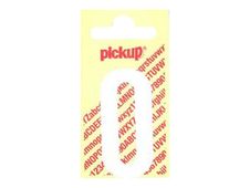 PICKUP LETTERING MONO Nobel - Zelfklevend etiket - voorgedrukt: O - mat wit
