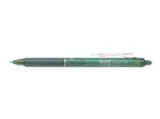 Pilot FriXion Ball Clicker - Rollerbalpen - niet permanent - groen - thermogevoelige gelinkt - 0.7 mm - fijn - terugtrekbaar - met wisser - pak van 12