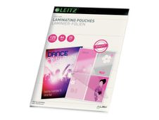 Leitz - 25 pochettes de plastification A4 (210 x 297 mm) - 125 microns- brillant