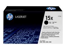 HP 15X - hoog rendement - zwart - origineel - LaserJet - tonercartridge (C7115X)