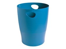 Exacompta Bee Blue Ecobin - afvalbak - 15 l - polypropyleen (PP) - turquoise