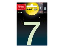 PICKUP Glow In The Dark - Teken - number - 75 mm (height) - zelfklevend