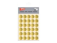 Apli - 3 feuilles gommettes - or