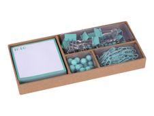 APLI Fluor Collection set kantoorbenodigdheden - turquoise