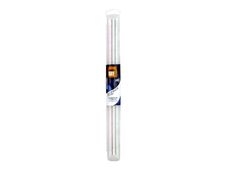 JPC - Lineaal met driehoek - 30 cm - wit - synthetische vezels