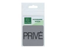 Exacompta teken - privé - privé - 75 x 75 mm - opgeruwd aluminium