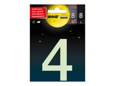 PICKUP Glow In The Dark - Teken - number - 75 mm (height) - zelfklevend