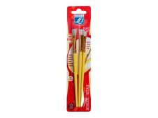 Lefranc Bourgeois - Pack de 3 - Pinceaux plats - N° 8, 10, 12
