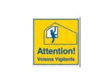PICKUP - Teken - vigilant neighbors - 150 x 150 mm - zelfklevend - vinyl