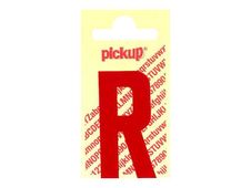 PICKUP LETTERING MONO Nobel - Zelfklevend etiket - voorgedrukt: R - glanzend rood