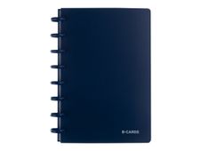 ATOMA - visitekaartjesboek - voor 100 x 60 mm -capaciteit: 90 kaarten - met tabbladen - verkrijgbaar in verschillende kleuren