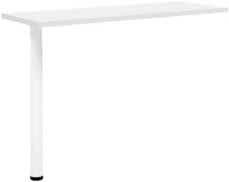 Retour direct pour bureau YES ! - L100 x H74 x P45 - Pied fixe - Blanc