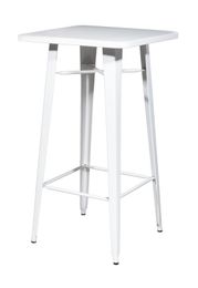 Meet Urban - Bar table - vierkant - wit - wit basis