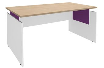 Simmob INEO - Tafel - rechthoekig - licht eiken