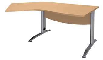 Burocean Idra - Tafel - 135° left corner - beuken