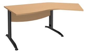 Burocean Idra - Tafel - 135° left corner - beuken