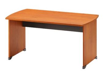 Bureau JAZZ+ - 140 cm - Pieds panneaux - Aulne