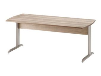 Gautier office JAZZ+ - Tafel - rectangular with rounded sides - eiken