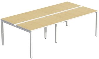Paperflow Easydesk - Tafel - rechthoekig - beuken