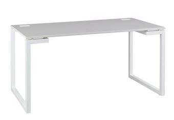 Table d'appoint SUNDAY - L 120 cm - Pieds cadre - Gris
