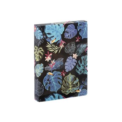 3135252218716-Viquel Tropical - Boîte de classement plastique - dos 45 mm - bleu ou noir-Angle gauche-0