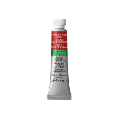 0884955062852-Winsor & Newton Professional Water Colour - peinture - aquarelle - rouge sans cadmium - 5 ml-Avant-0