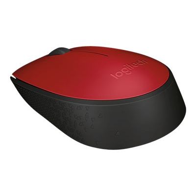 5099206062870-Logitech M171 - souris - 2.4 GHz - noir, rouge-Arrière-3