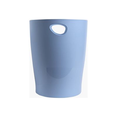9002490453091-Exacompta Bee Blue - Corbeille à papier - bleu clair - 15 L-Avant-1