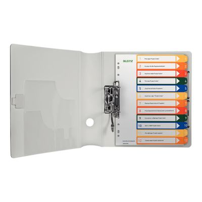 4002432358489-Leitz Printable Index - Intercalaire plastique - 12 positions - A4 extra large -Avant-2
