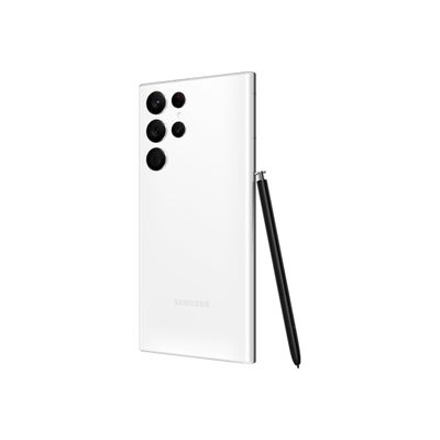 8806092878938-Samsung Galaxy S22 Ultra - Smartphone - 5G - 128 Go - blanc-Arrière-6