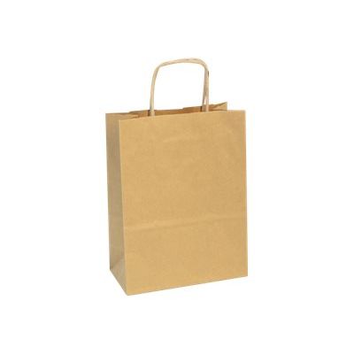 3065503956091-Clairefontaine - 25 Sacs cadeau kraft - 16 cm x 8 cm x 21 cm - brun-Angle gauche-0