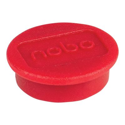 5028252139915-Nobo aimant - 2 cm de diamètre - rouge (pack de 8)-Avant-2
