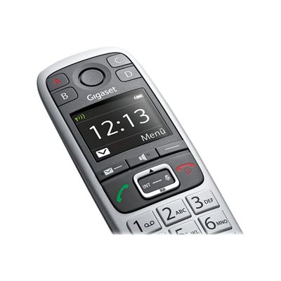 4250366848648-Gigaset E560 - téléphone sans fil - argent-Gros plan-4