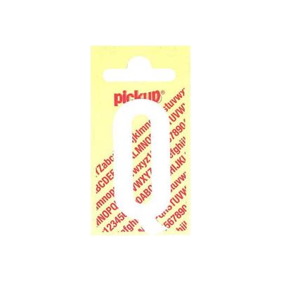 8711234242167-Pickup - Étiquette autocollante - 150 mm - Lettre Q - blanc mat-Avant-0