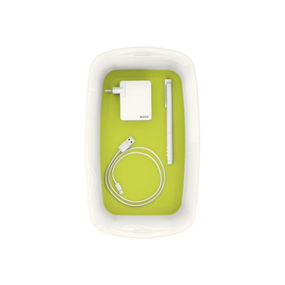 4002432116539-Leitz MyBox - boîte de rangement - A5 - blanc/vert-Haut-3