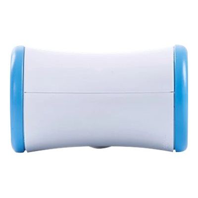 3760110685555-WATT & CO - Multiprise biplite rotative - blanc/bleu-Avant-0