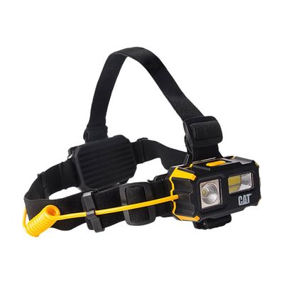 5420071505276-CAT - Lampe frontale à pile avec faisceau projecteur - LED-Angle gauche-0
