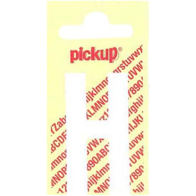 8711234242075-Pickup - Étiquette autocollante - 150 mm - Lettre H - blanc mat--0
