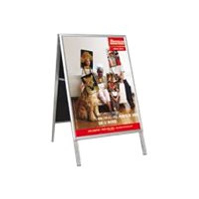 0400793542204-Promocome - Chevalet de sol 60 x 80 cm - usage extérieur - double face-Avant-0
