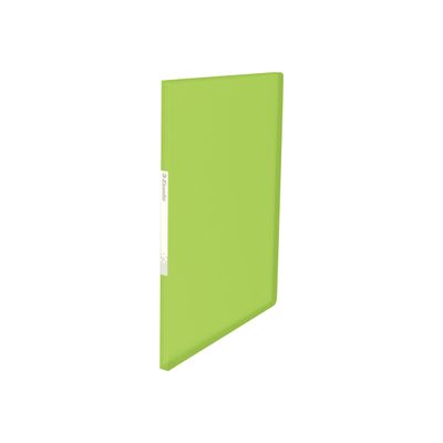 4049793028163-Esselte Vivida - porte vues - A4 - pour 40 feuilles - vert vif-Angle gauche-0