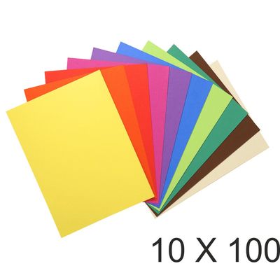 3288581502015-Exacompta Flash - 10 Paquets de 100 Sous-chemises recyclées - 80 gr - couleurs assorties--0