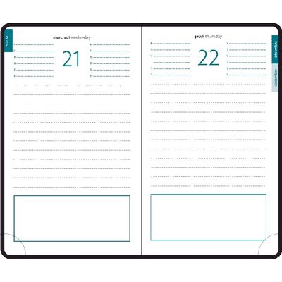 3660942074247-Agenda de poche Cassiopée EasyDay - 1 jour par page - 10 x 15 cm - disponible dans différentes couleu--4