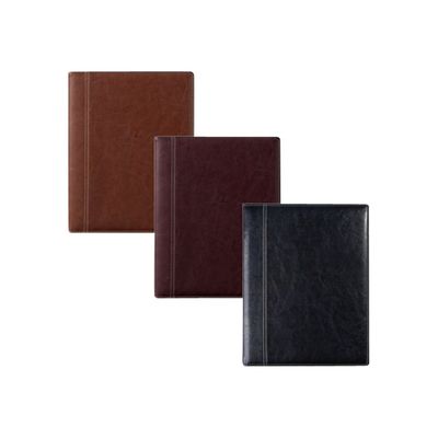 5412303125574-Brepols Palermo - Répertoire Carnet d'adresses à spirale 8,9 x 16 cm - marron-Avant-0