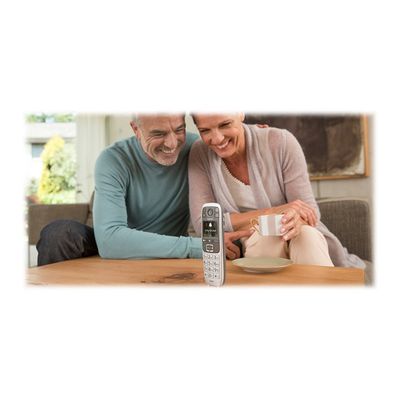 4250366848648-Gigaset E560 - téléphone sans fil - argent-Avant-7