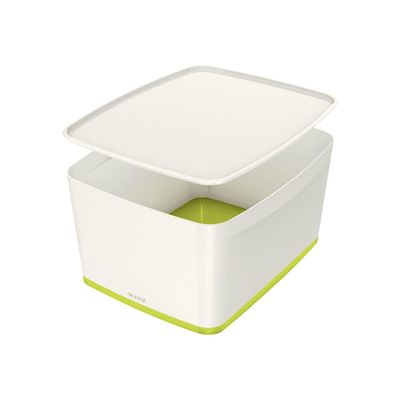 4002432116492-Leitz MyBox Large - Boîte de rangement - blanc/vert-Angle droit-3