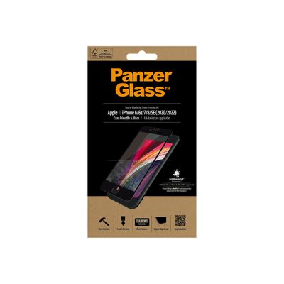 5711724026799-PanzerGlass Case Friendly - Verre trempé pour iPhone 6/6S/7/8/SE 2020-Avant-5