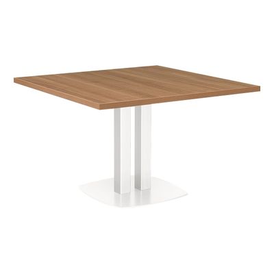 3483600598264-Table de réunion carrée XENON - L115 x H75 x P115 - Merisier italien-Angle gauche-0